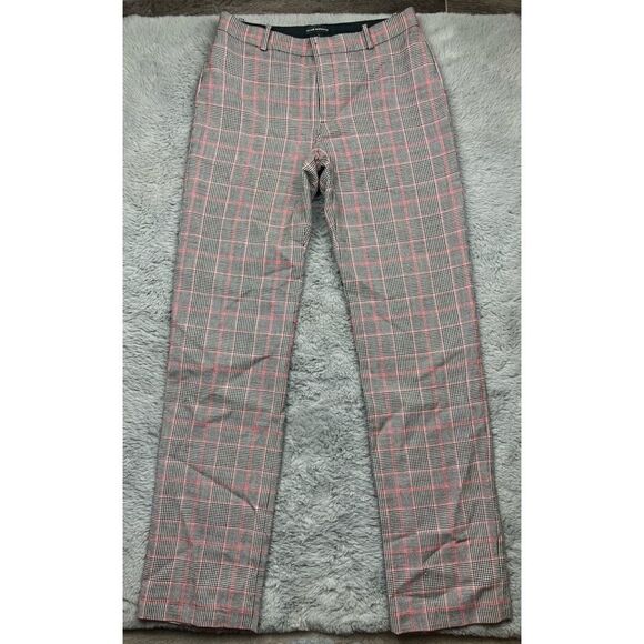 Club Monaco wool plaid/windowpane trousers - Picture 1 of 7